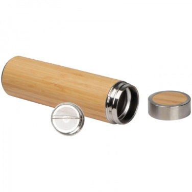 Logo trade promotional merchandise image of: Stainless steel bottle VALDEMORO 550 ml